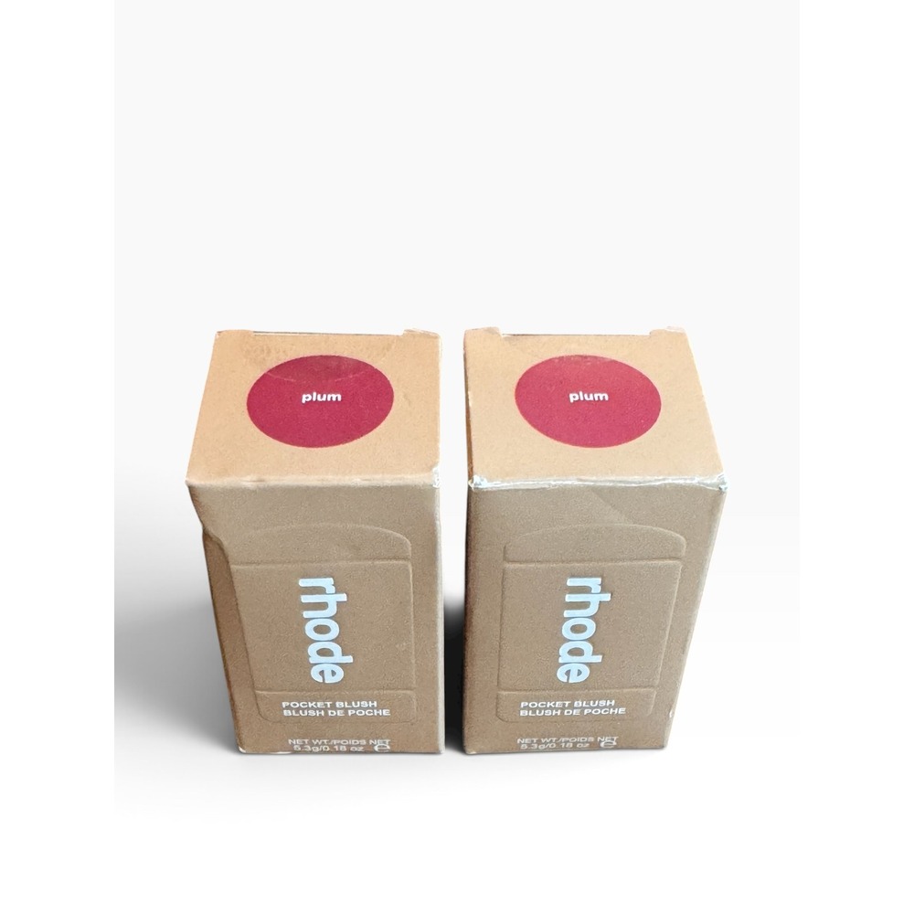Rhode Pocket Blush Plum Cream Blush Set of 2 New